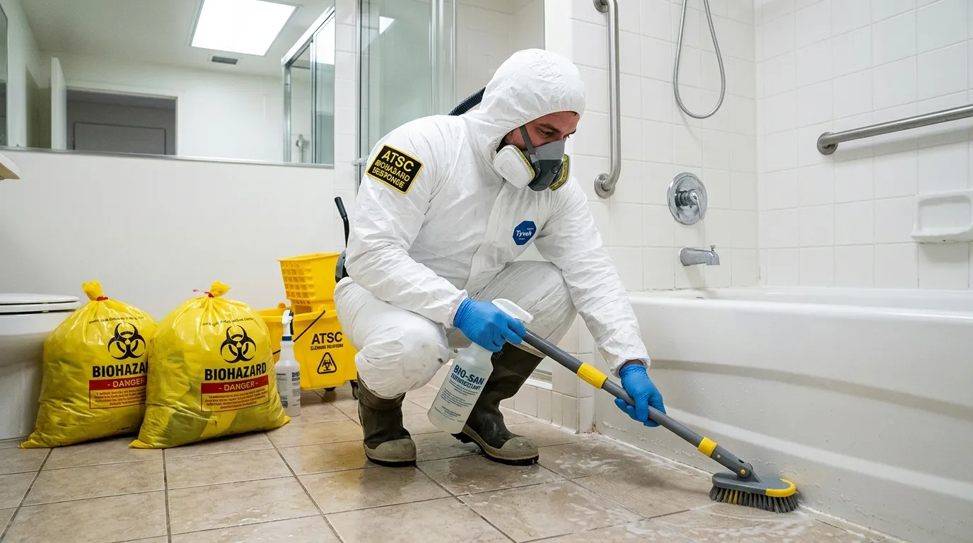 Decontamination equipment deployed for Blood Cleanup in Daphne